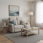 Sofa-relax-Madrid-Deluxe-New25-2-plazas-diseño-reclinable-tela-Boucle-gris-claro-101x152x97-cm