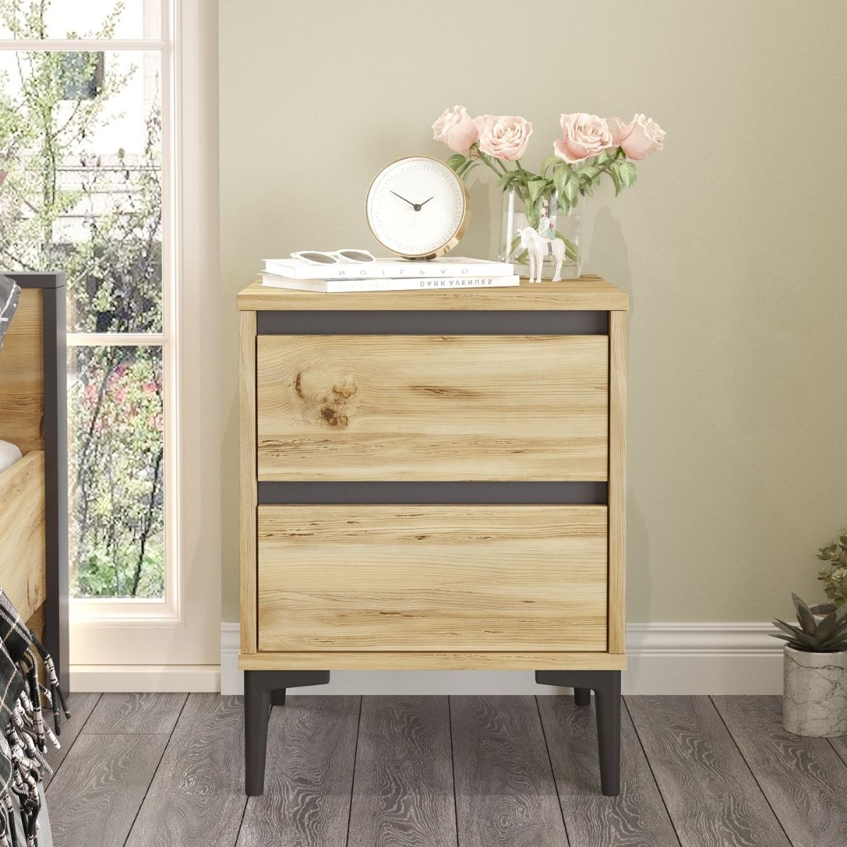 Mesita-de-noche-Bernal-2-cajones-frontal