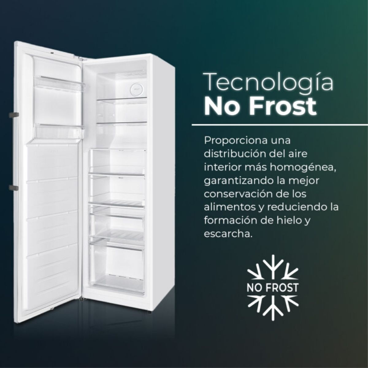 Congelador-vertical-Svan-SCV185601ENFD-No-Frost-274L-E-blanco-185-cm-