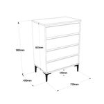 Comoda-Eclipse-4-cajones-medidas