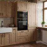 Microondas-integrable-Aspes-AMWI2800DGN-ambientada-rustica