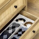 Comoda-Atelier-Homcom-3-cajones-detalle