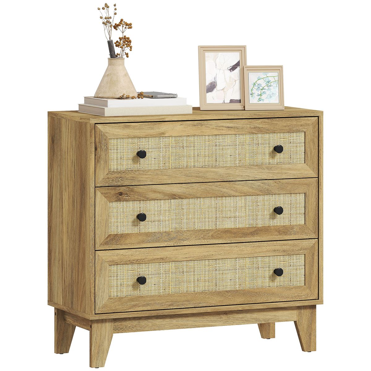 Comoda-Atelier-Homcom-3-cajones-fondo-blanco