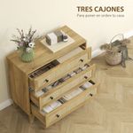 Comoda-Atelier-Homcom-3-cajones-interior