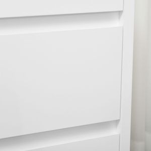 Cómoda Nube Homcom 3 cajones blanco/natural 75x70x37 cm