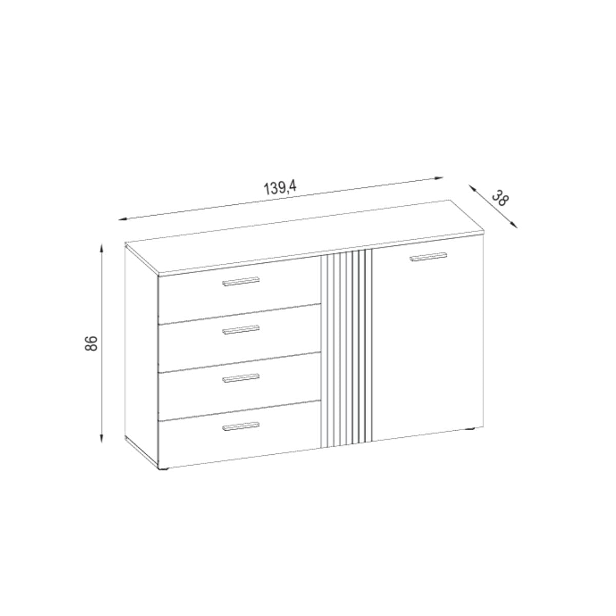 Aparador-Frezo-4-cajones-medidas