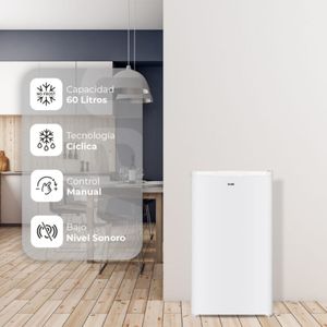 Congelador vertical Svan SCV85502E 60L cíclico E blanco 84,5 cm