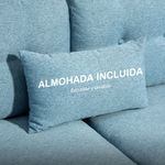 Sofa-Calima-Homcom-2-plazas-con-cojin