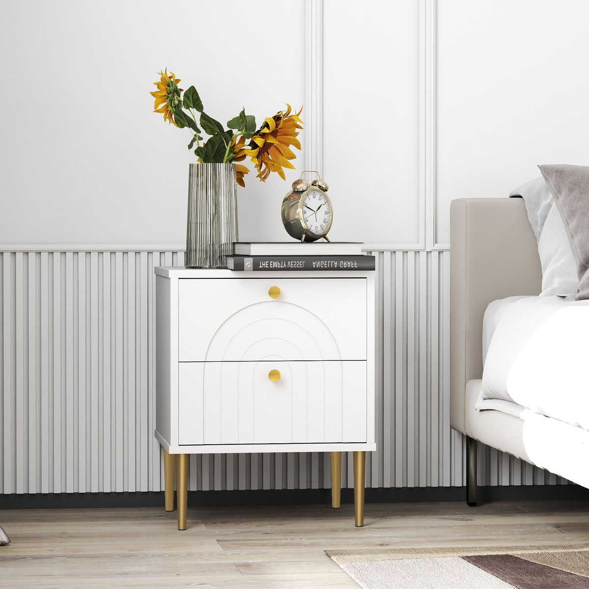 Pack-de-2-mesitas-de-noche-Akira-Homcom-frontal