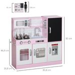 Cocina-infantil-Cook-Aiyaplay-microondas---maquina-de-hielo-rosa-81x838x268-cm-