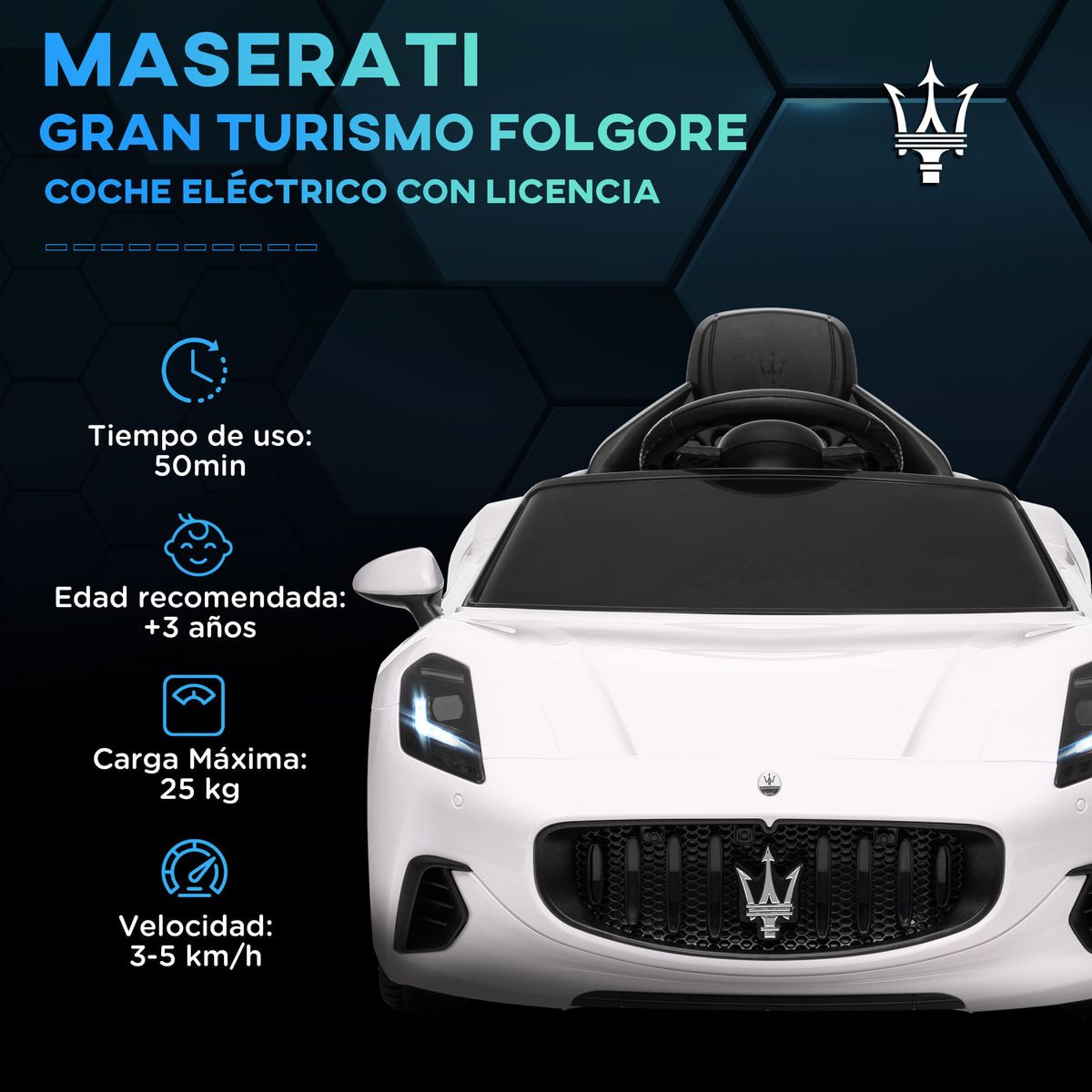 Coche-electrico-infantil-Maserati-Gran-Turismo-Folgore-Aiyaplay-luces-LED---bocina---musica-43x59x98-cm-