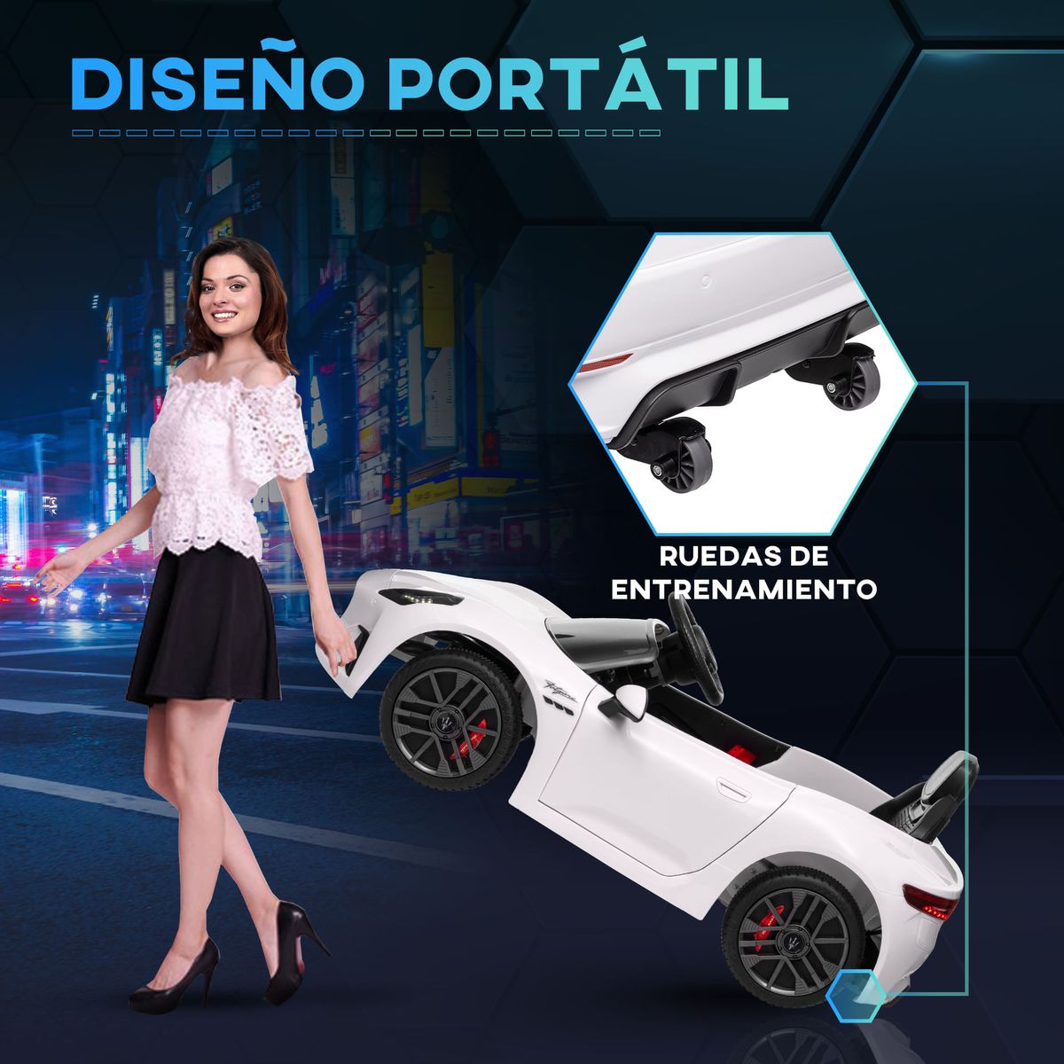 Coche-electrico-infantil-Maserati-Gran-Turismo-Folgore-Aiyaplay-luces-LED---bocina---musica-43x59x98-cm-