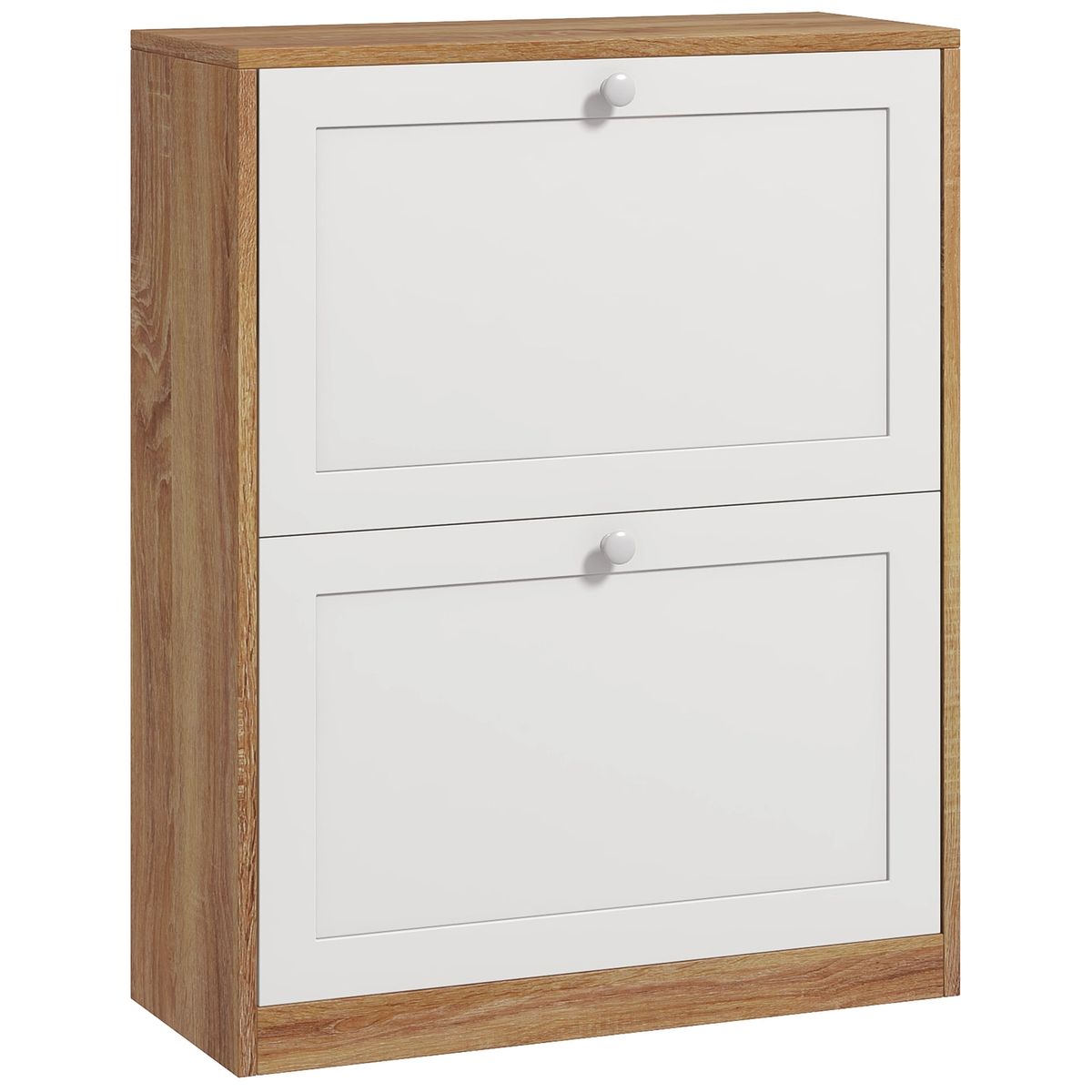 Zapatero-Nami-Homcom-2-puertas-abatibles-fondo-blanco