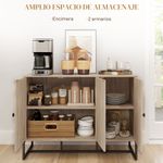 Aparador-Aiko-Homcom-3-puertas