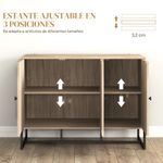 Aparador-Aiko-Homcom-3-puertas-detalle