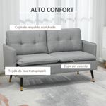 Sofa-Harrow-Homcom-2-plazas-con-4-cojines-gris-80x139x68-cm