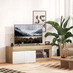 Mueble-de-TV-Emi-Homcom-2-puertas-ambientada