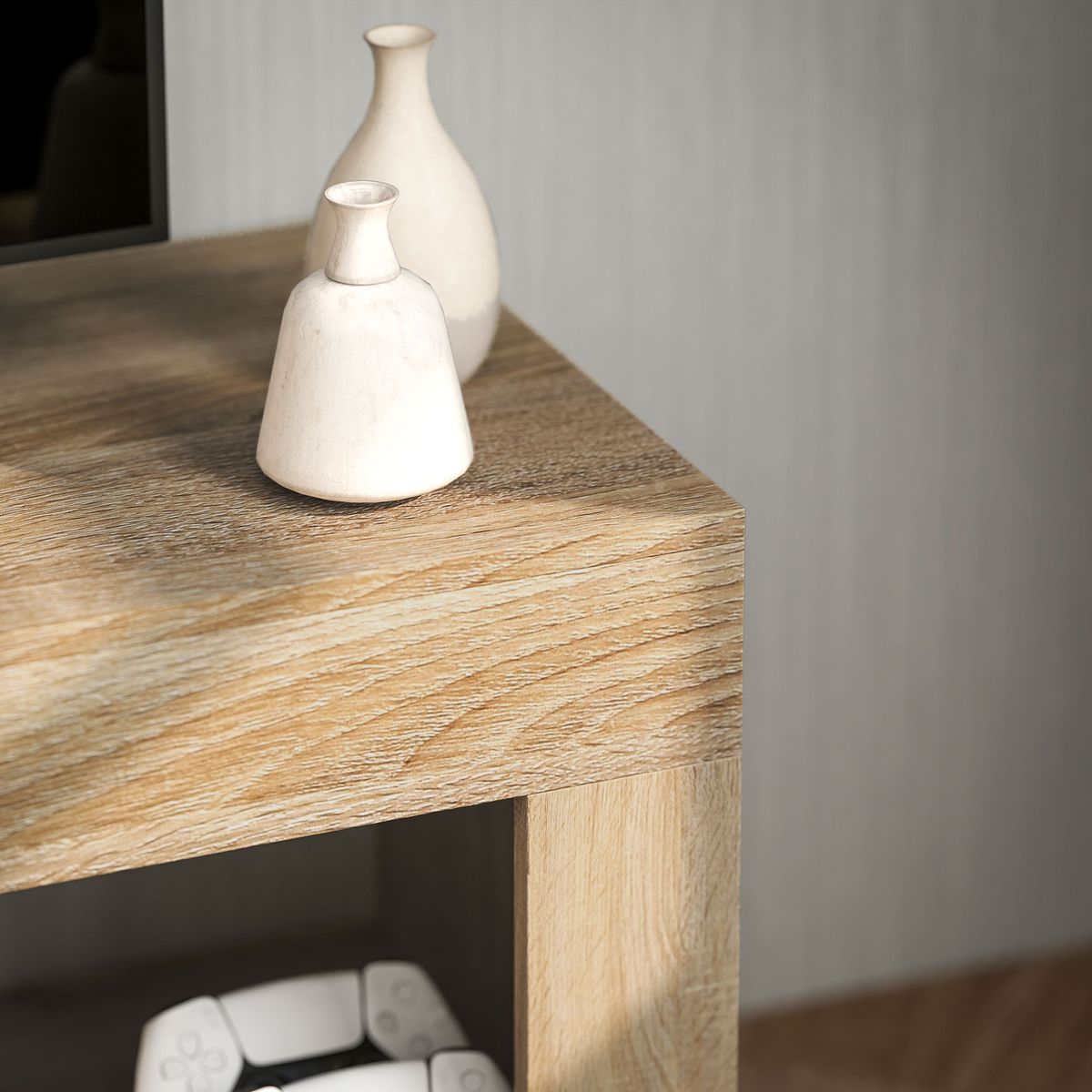 Mueble-de-TV-Emi-Homcom-2-puertas-detalle