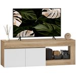 Mueble-de-TV-Emi-Homcom-2-puertas-fondo-blanco