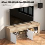 Mueble-de-TV-Emi-Homcom-2-puertas-interior