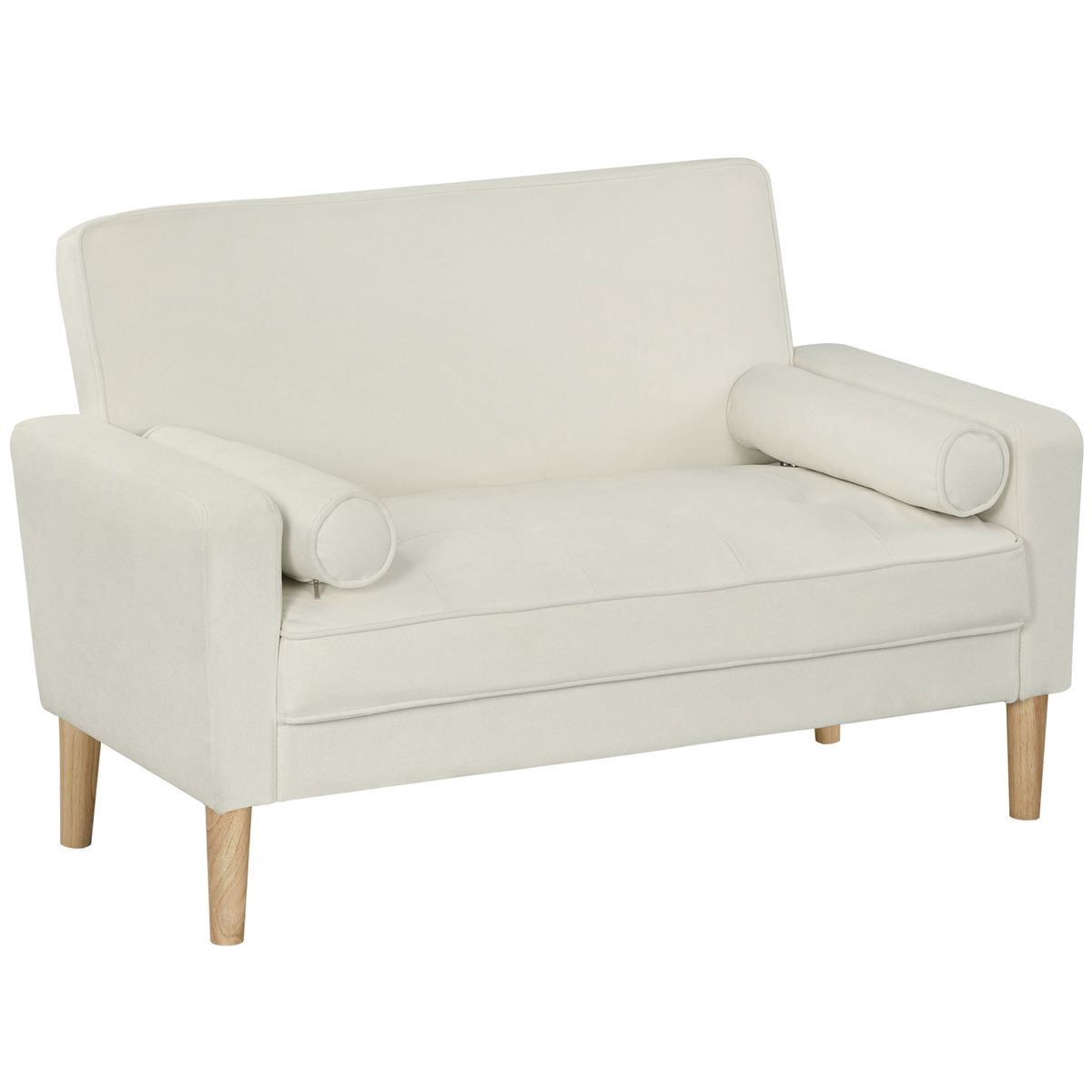 Sofa-Yuki-Homcom-2-plazas-ambientada-fondo-blanco