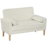 Sofa-Yuki-Homcom-2-plazas-ambientada-fondo-blanco