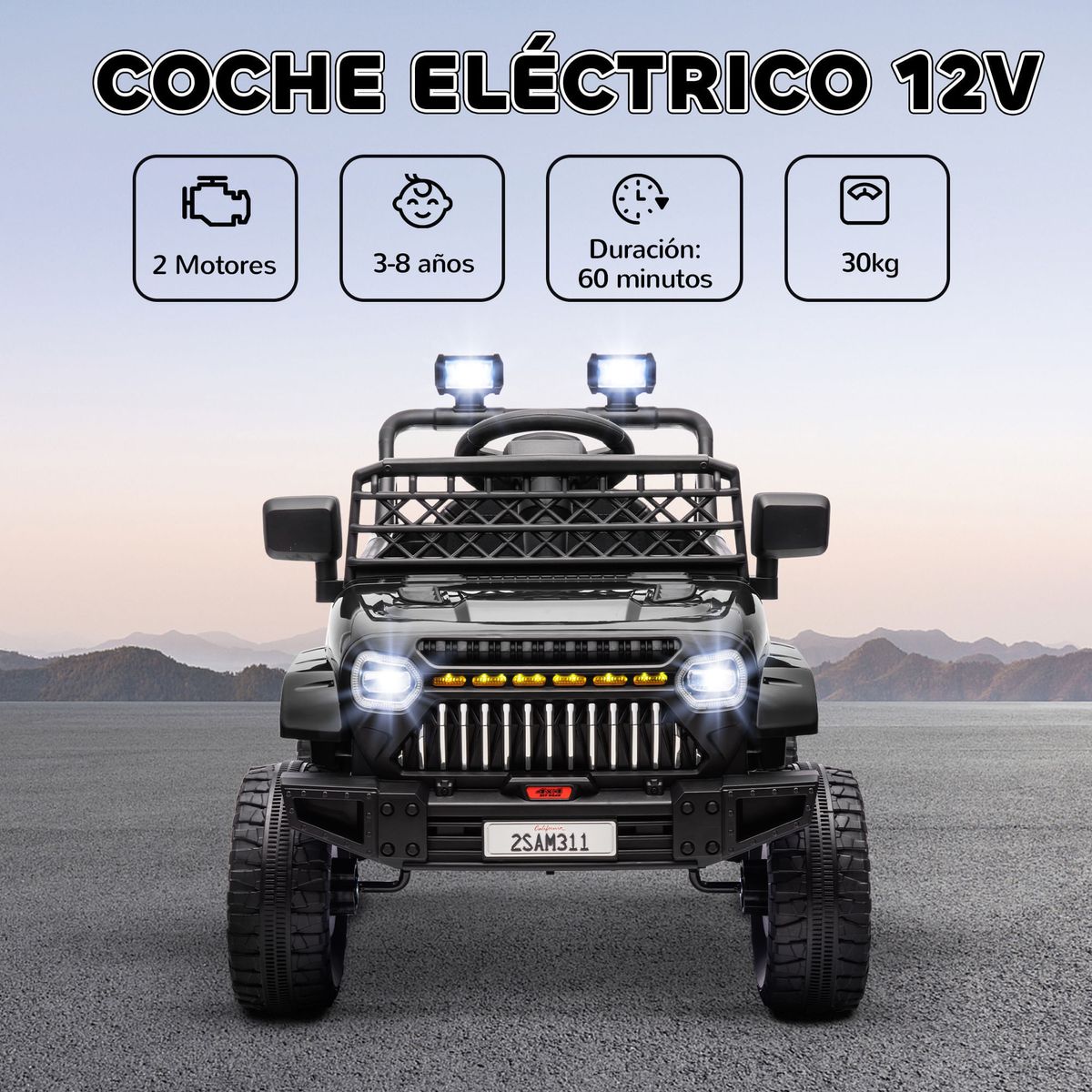 Coche-electrico-infantil-Kenia-Aiyaplay-mando-a-distancia---USB---bocina--negro-65x625x95-cm-