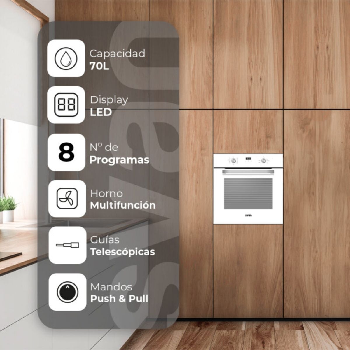 Horno-multifuncion-Svan-SHM8700DCB-caracteristicas