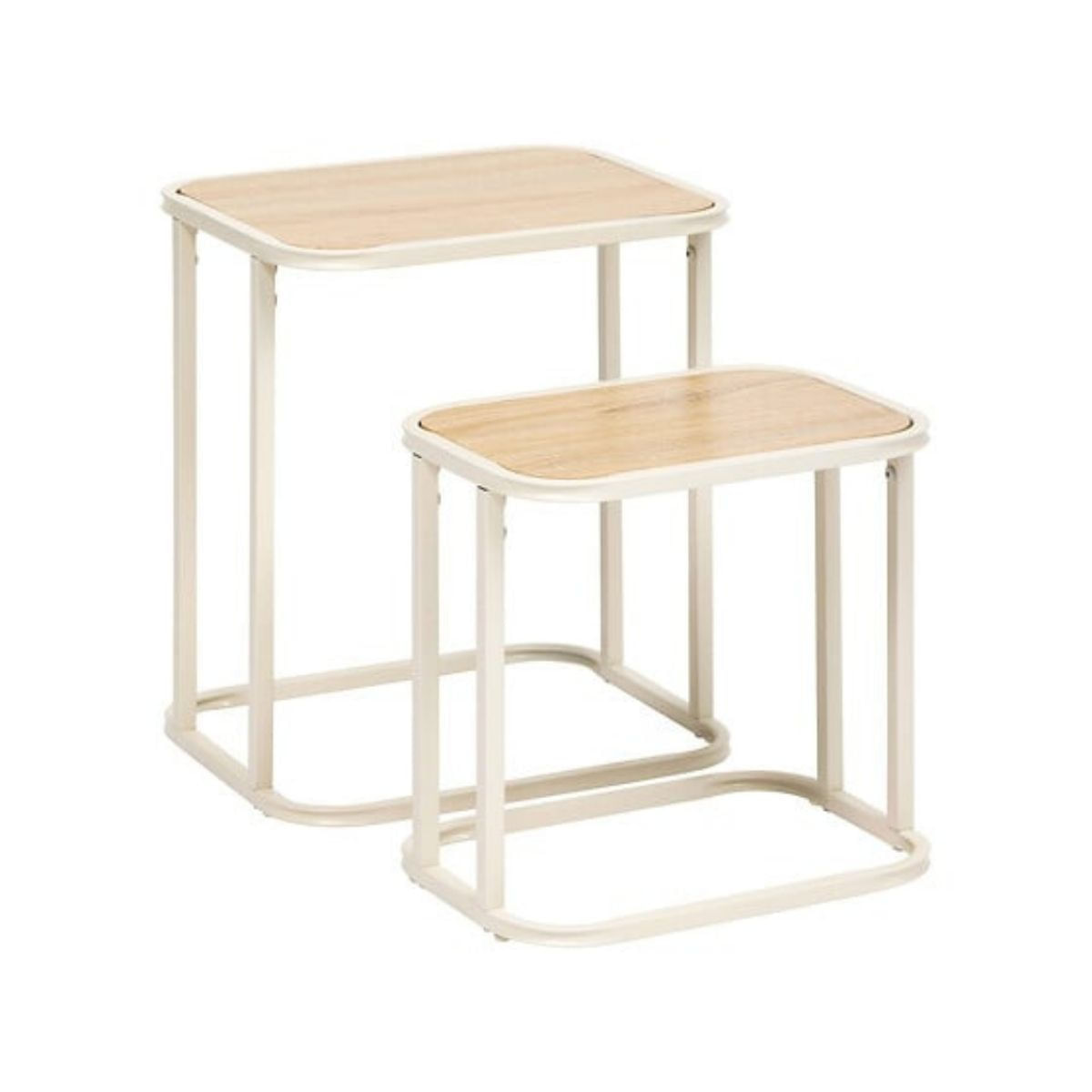 Set-de-2-mesas-auxiliares-Curvi-diseño-fijo-natural-blanco