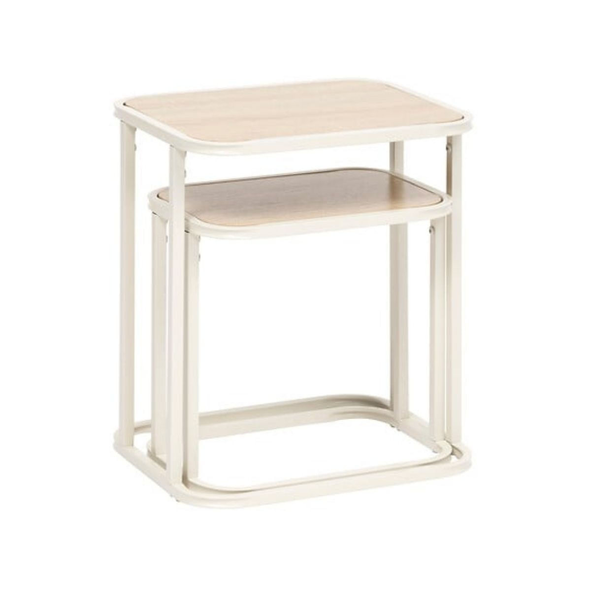 Set-de-2-mesas-auxiliares-Curvi-diseño-fijo-natural-blanco