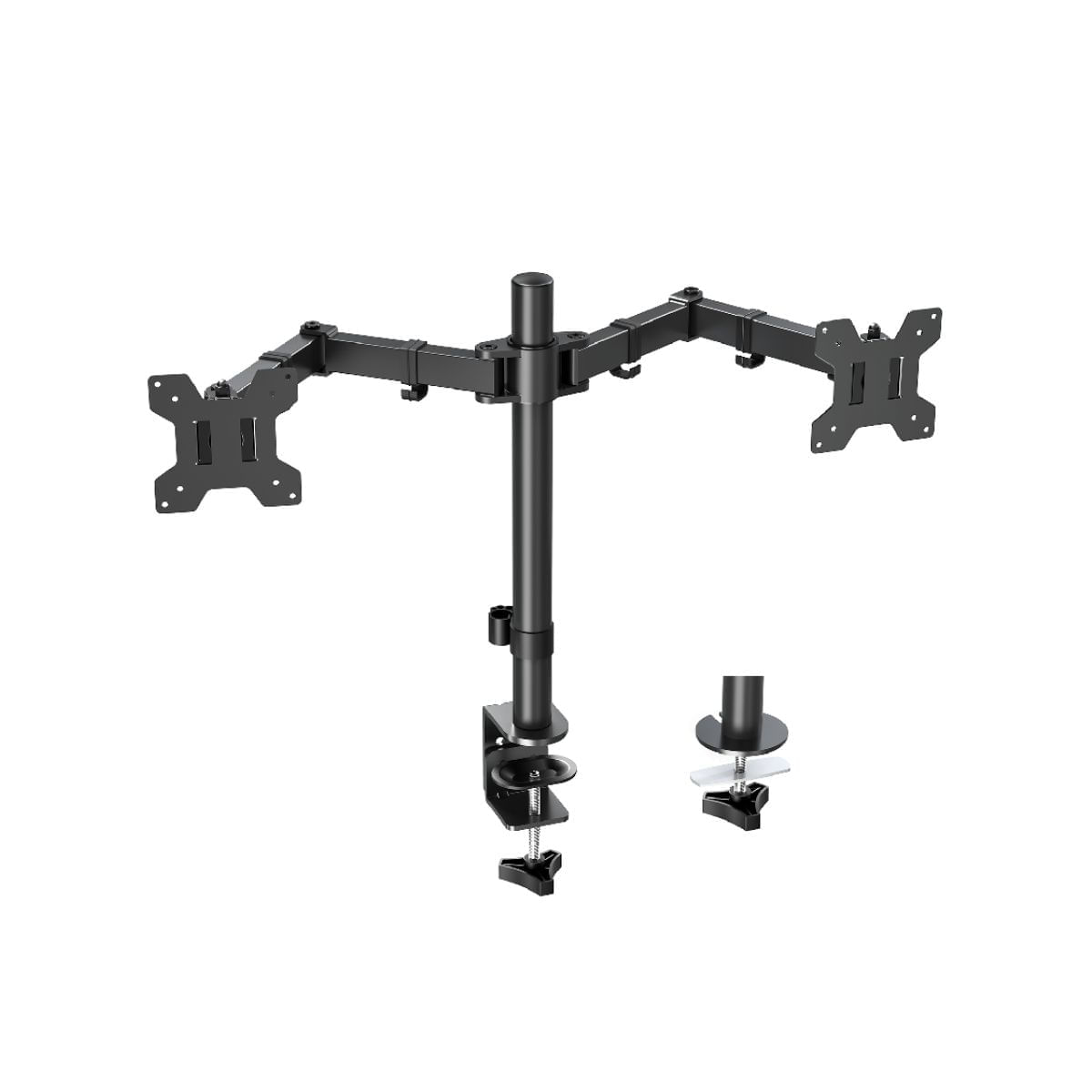 Soporte-doble-para-monitor-17-32’’-rotacion---inclinacion-negro-