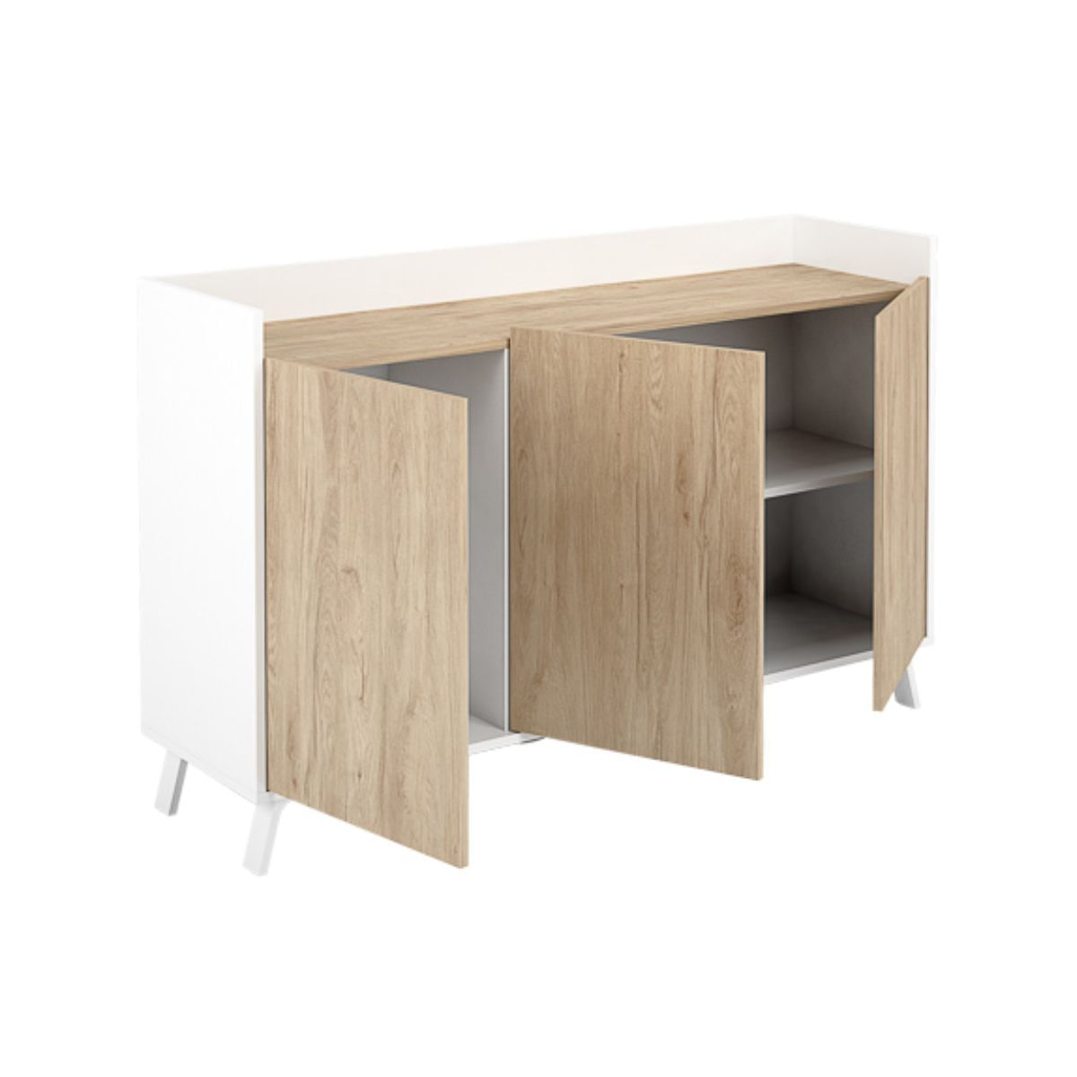 Aparador-Charles-3-puertas-blanco-roble-871x140x40-cm-