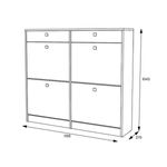 Zapatero-Sirena-4-puertas---2-cajones-blanco-gris-1043x1168x27-cm-medidas