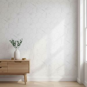 Pack de 40 paneles hexagonales adhesivos 23,5x20,5 cm