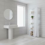 Estante-de-almacenamiento-5-cubos---cortina-blanco-155x40x28-cm