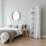 Estante-de-almacenamiento-5-cubos---cortina-blanco-155x40x28-cm