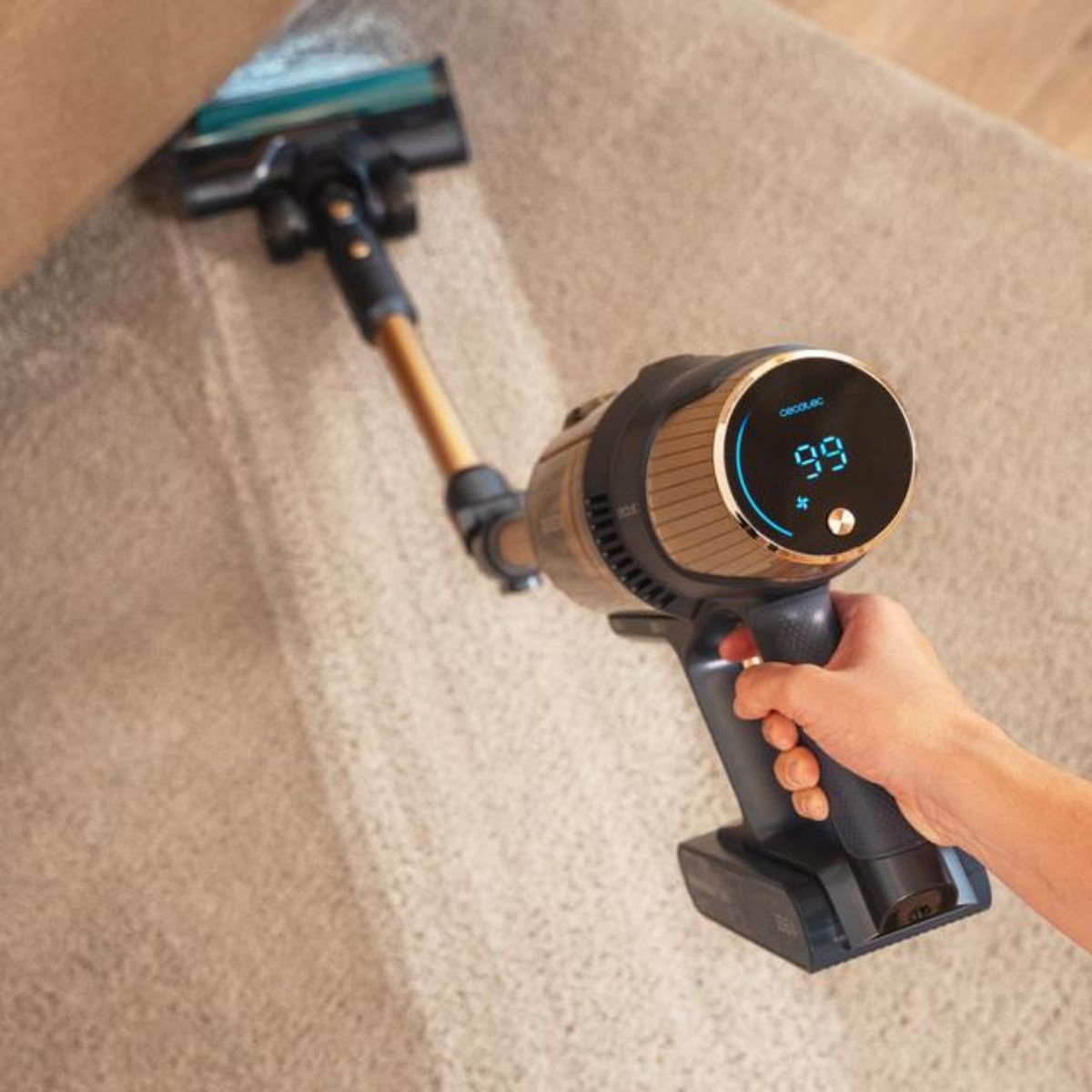 Aspirador-de-escoba-Cecotec-Conga-Rockstar-RX70-Aquapet-Flex-Genesis-780W---kit-de-accesorios-negro-dorado