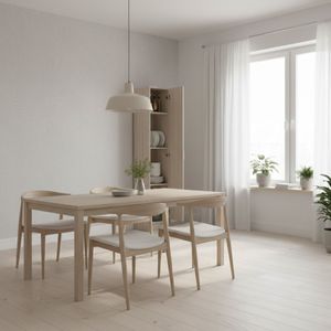 Armario auxiliar Use 1 puerta con 4 estantes 180x37x37 cm