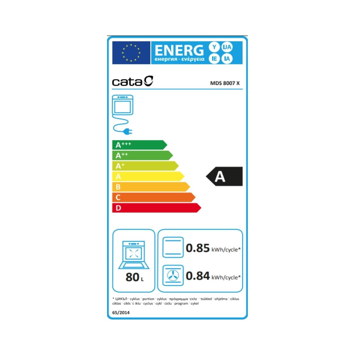 Horno-multifuncion-Cata-MDS8007X-