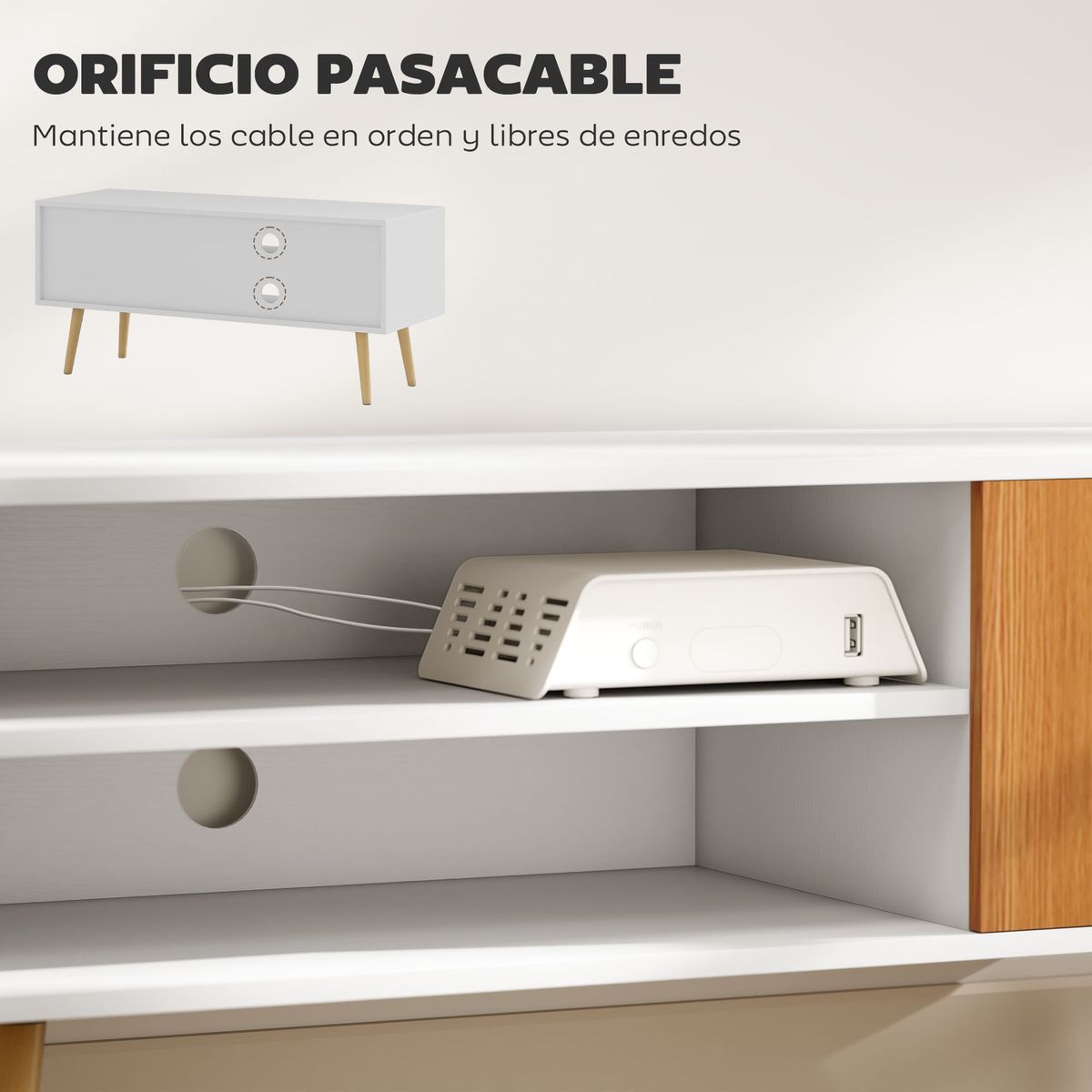 Mueble-de-TV-Hiro-Homcom-2-estantes