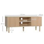 Mueble-de-TV-Taro-Homcom-2-puertas-medidas