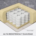 Sofa-chaiselongue-Kumo-Homcom-acolchado