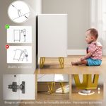 Aparador-Kumi-Homcom-2-puertas-dispositivo-antivuelco