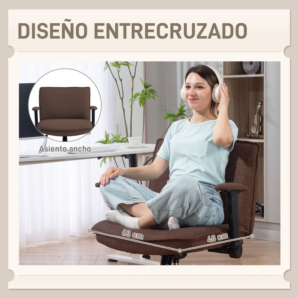 Silla-de-oficina-Nori-Homcom-altura-ajustable