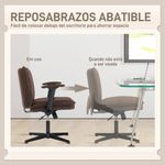Silla-de-oficina-Nori-Homcom-altura-ajustable-sin-ruedas