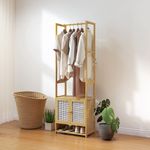 Perchero-Aoi-Homcom-ambientada-hogar