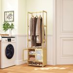 Perchero-Aoi-Homcom-ambientada-lavanderia