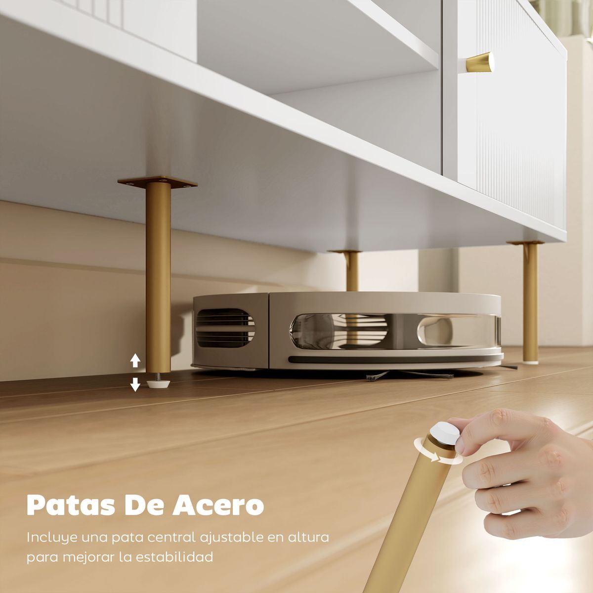 Mueble-de-TV-Kaede-Homcom-detalle