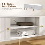 Mueble-de-TV-Kaede-Homcom-orificios-pasacables