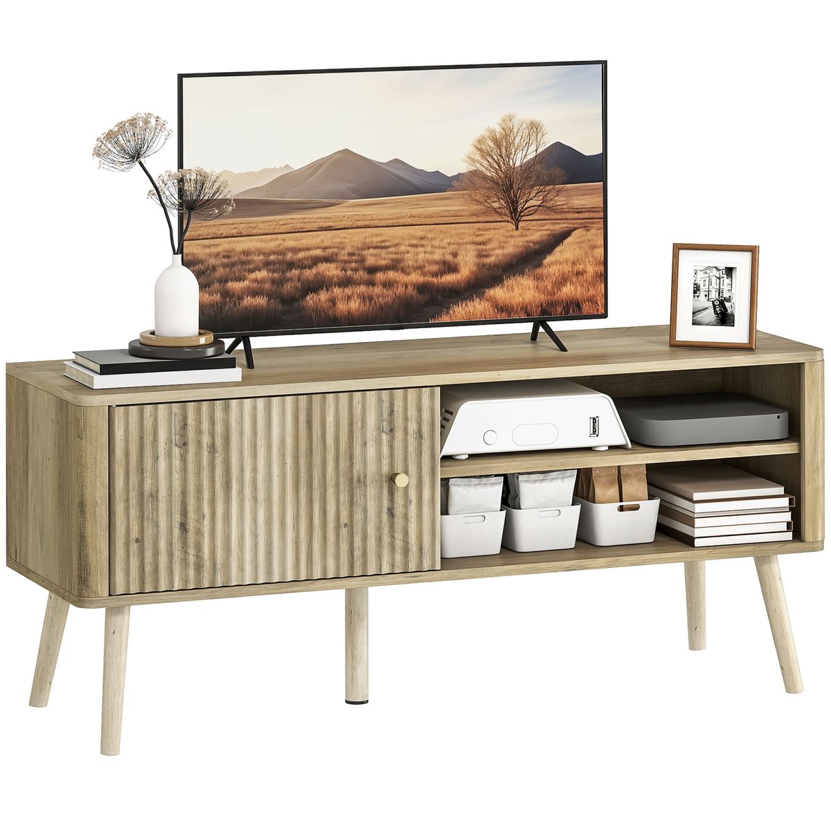 Mueble-de-TV-Itsu-Homcom-fondo-blanco